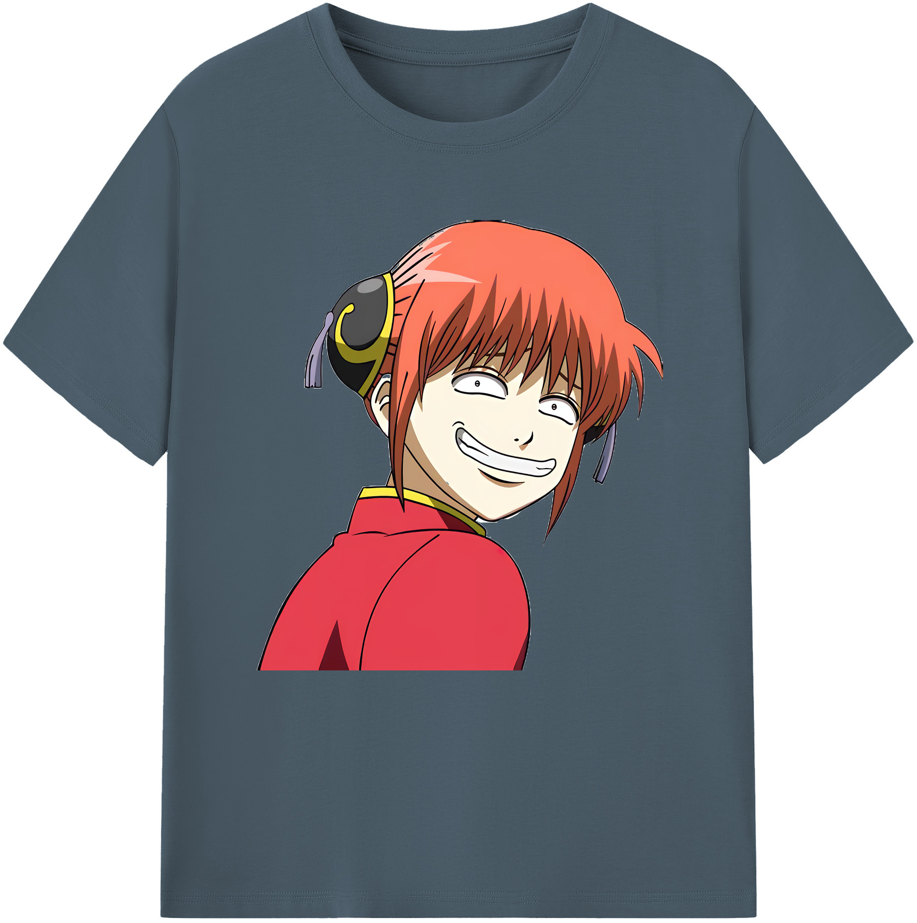 （画像用） ぎんたま 坂田銀時（さかたぎんとき） 神楽 志村新八（しむら しんぱち） GINTAMA Sakata Gintoki Kagura Shimura Shinpachi 綿100％半袖Tシャツ（フロントプリント）
